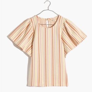 Madewell Multicolor Striped Blouse
